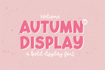 Craft Seasonal Designs with an Autumn Display Font