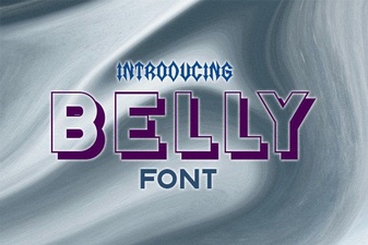 Belly Font Design: Creative Projects & Typography Ideas