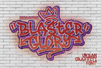Craft Bold Designs with Blaster Glory Font