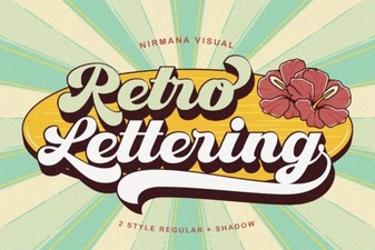 Retro Fonts for Creative Lettering Projects