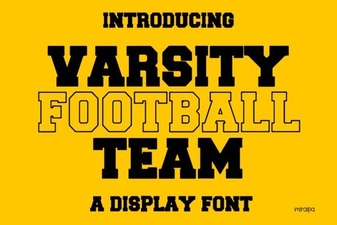 Choosing Fonts for Your Varsity Football Designs