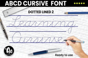 Dotted Lined Fonts for Creative Kids