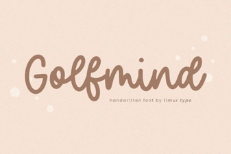 Golfmind Font: Golf Course Typeface Ideas