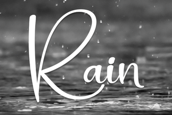 Rain Fonts for Creative Digital Projects