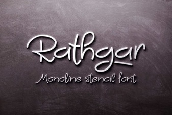 Rathgar Stencil Font Designs & Project Inspiration