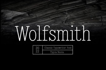 Wolfsmith Font: Crafting Bold Digital Designs